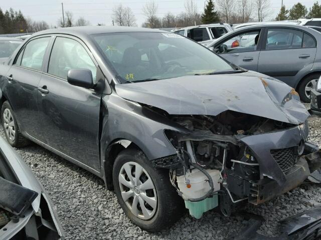 2T1BU40E29C064480 - 2009 TOYOTA COROLLA BA GRAY photo 1