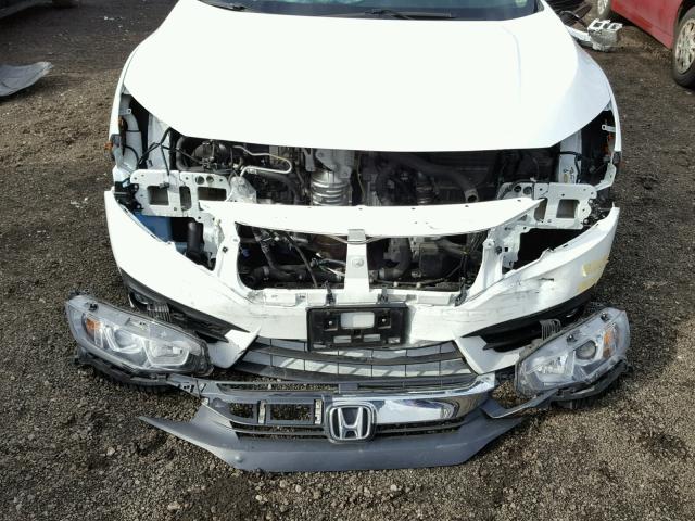 2HGFC1F34GH642401 - 2016 HONDA CIVIC EX WHITE photo 9