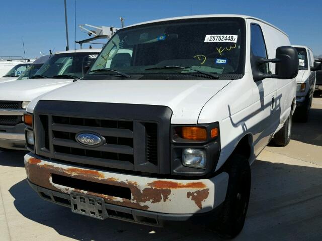 1FTNE1EWXBDA32671 - 2011 FORD ECONOLINE WHITE photo 2