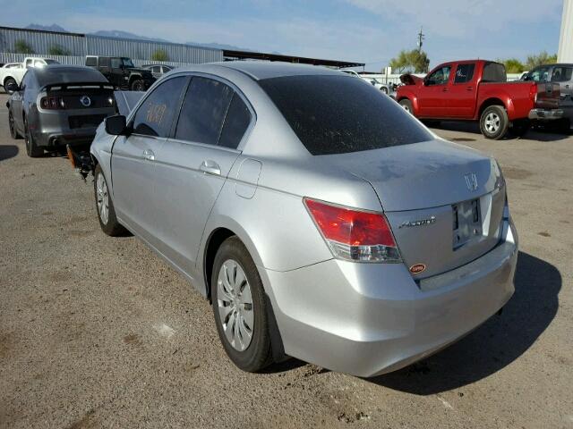 1HGCP2F37AA161674 - 2010 HONDA ACCORD LX GRAY photo 3