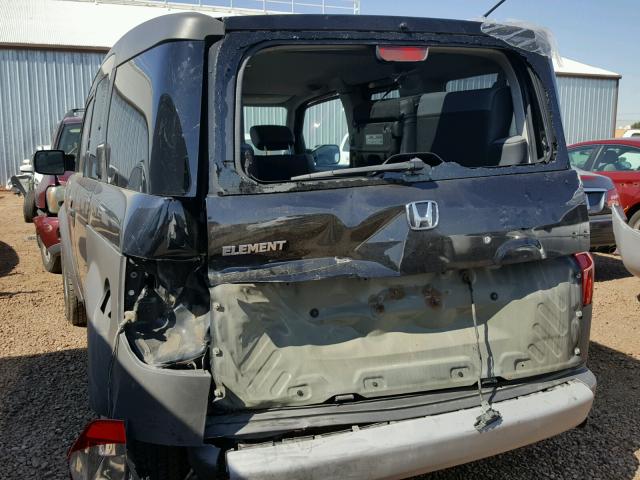 5J6YH28604L032476 - 2004 HONDA ELEMENT EX BLACK photo 9