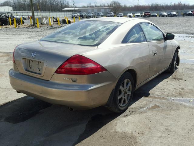 1HGCM82683A021180 - 2003 HONDA ACCORD EX BEIGE photo 4