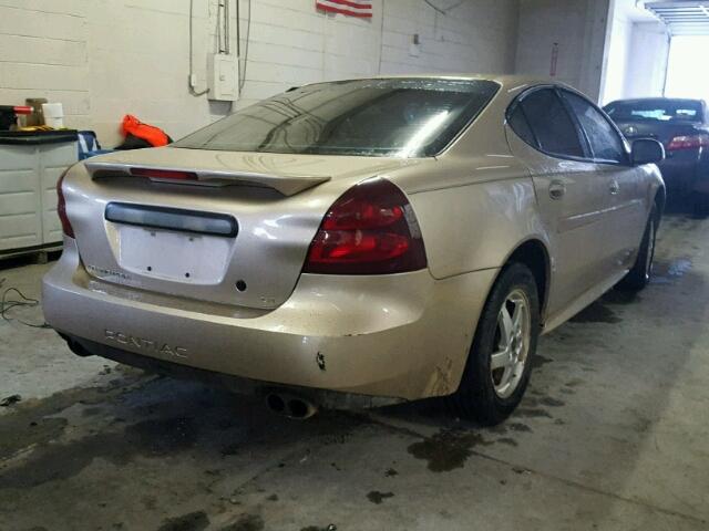 2G2WS522141243489 - 2004 PONTIAC GRAND PRIX GOLD photo 4