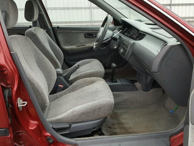 JHMEH9690SS017525 - 1995 HONDA CIVIC EX წითელი ფოტო 5