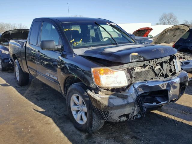 1N6BA06C09N304885 - 2009 NISSAN TITAN XE BLACK photo 1