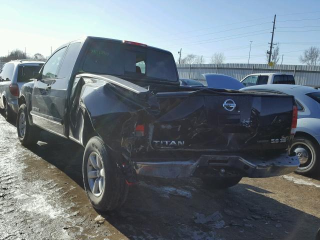 1N6BA06C09N304885 - 2009 NISSAN TITAN XE BLACK photo 3