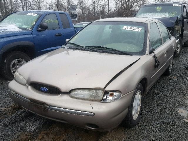 3FALP6533SM139611 - 1995 FORD CONTOUR GL TAN photo 2