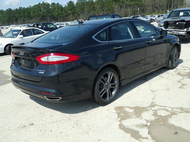 3FA6P0K92ER264514 - 2014 FORD FUSION TIT BLACK photo 4