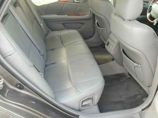 4T1BK36B66U166372 - 2006 TOYOTA AVALON XL GRAY photo 6