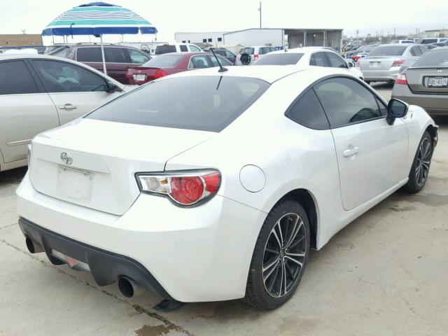 JF1ZNAA13D1722817 - 2013 TOYOTA SCION FR-S თეთრი ფოტო 4