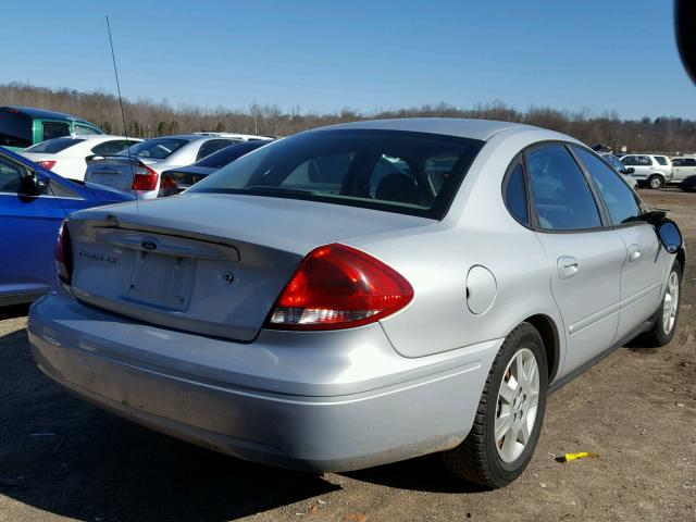 1FAFP53U16A162052 - 2006 FORD TAURUS SE SILVER photo 4