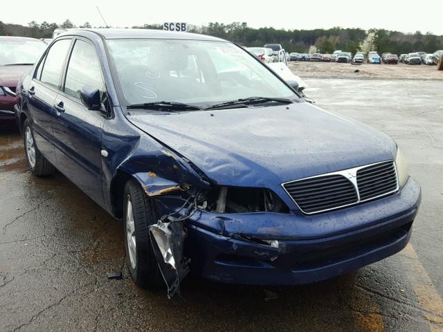 JA3AJ36E22U006219 - 2002 MITSUBISHI LANCER LS BLUE photo 1