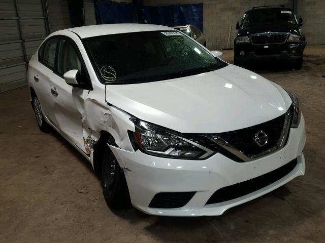 3N1AB7AP0HY401278 - 2017 NISSAN SENTRA S WHITE photo 1