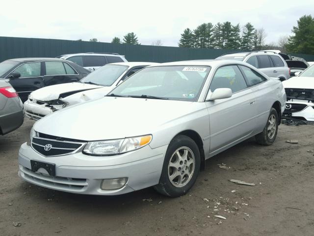 2T1CG22P21C463750 - 2001 TOYOTA CAMRY SOLA SILVER photo 2