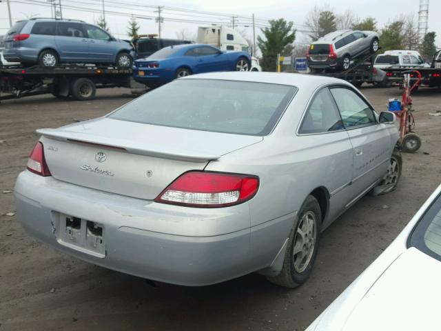 2T1CG22P21C463750 - 2001 TOYOTA CAMRY SOLA SILVER photo 4