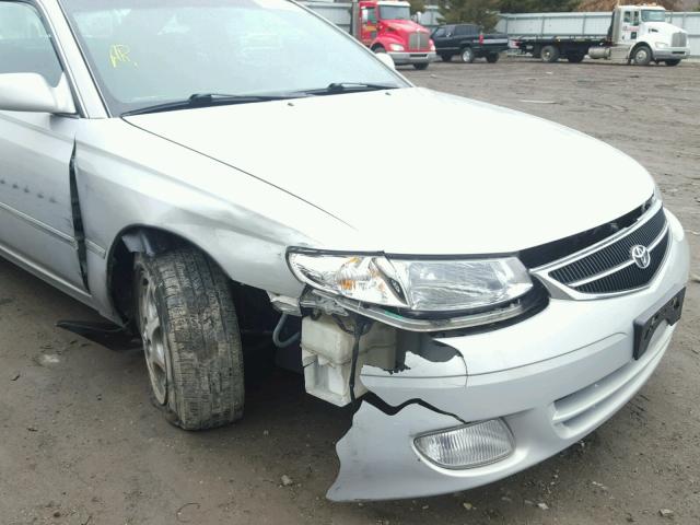 2T1CG22P21C463750 - 2001 TOYOTA CAMRY SOLA SILVER photo 9