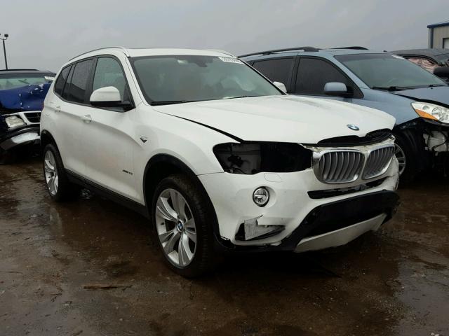 5UXWX7C54G0K36147 - 2016 BMW X3 XDRIVE3 WHITE photo 1