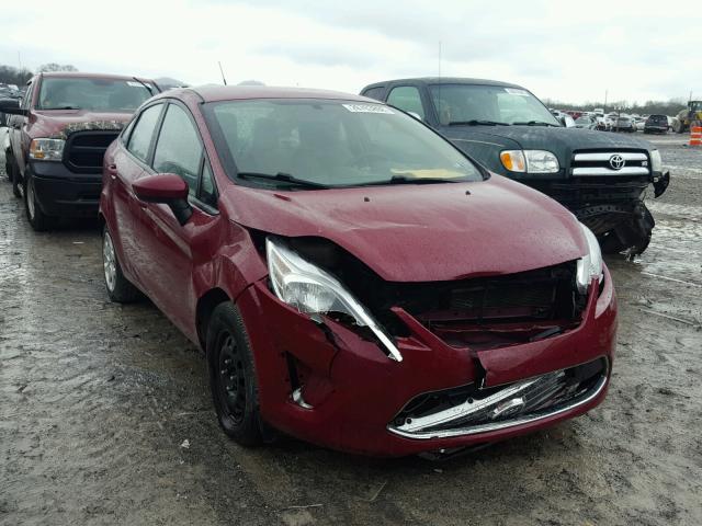 3FADP4BJ8BM124906 - 2011 FORD FIESTA SE MAROON photo 1