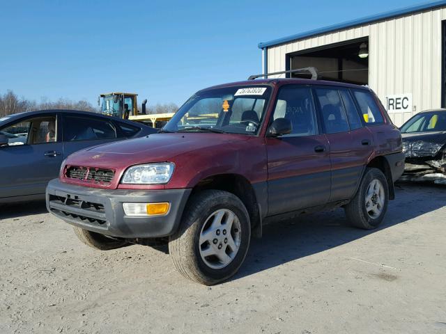 JT3HP10V8W0162701 - 1998 TOYOTA RAV4 BURGUNDY photo 2