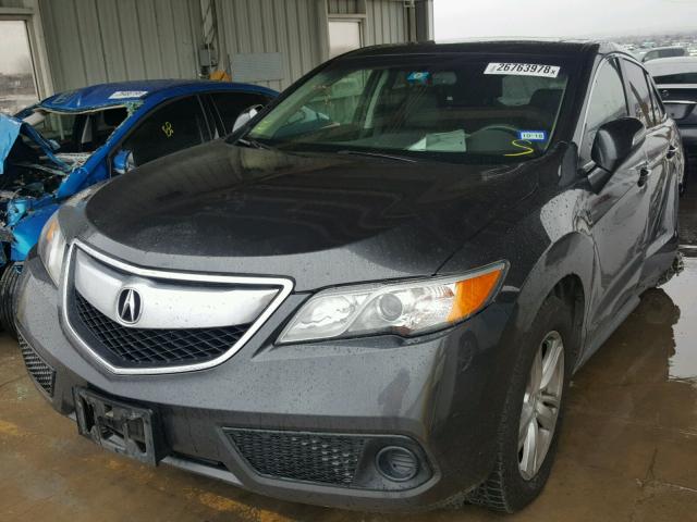 5J8TB3H34DL016179 - 2013 ACURA RDX BASE GRAY photo 2