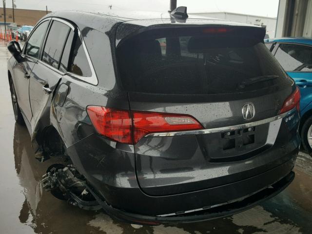 5J8TB3H34DL016179 - 2013 ACURA RDX BASE GRAY photo 3