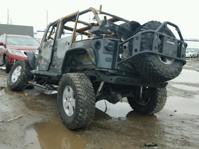 1J4GA59148L503006 - 2008 JEEP WRANGLER U BURN photo 3