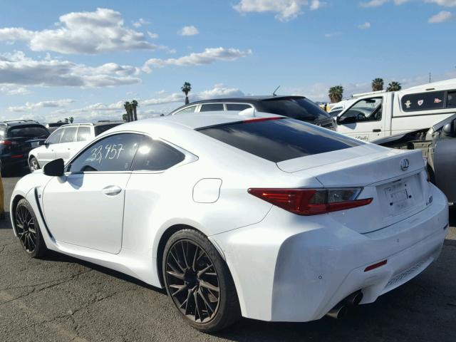 JTHHP5BC8F5000776 - 2015 LEXUS RC-F WHITE photo 3