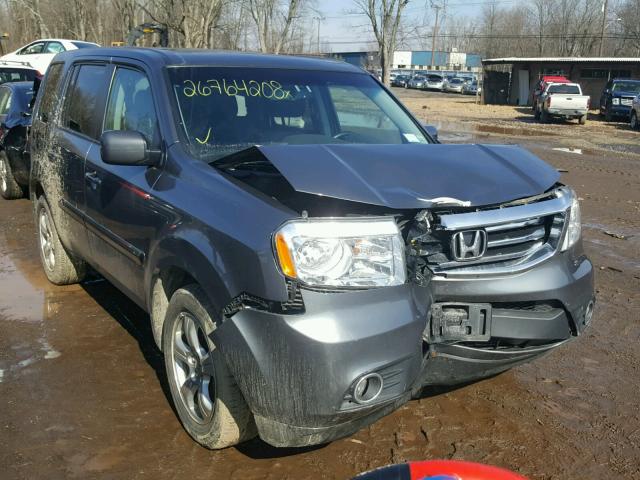 5FNYF4H58CB074118 - 2012 HONDA PILOT EXL GRAY photo 1