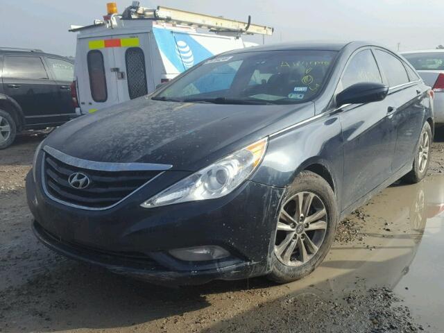 5NPEB4AC0DH556527 - 2013 HYUNDAI SONATA GLS BLUE photo 2