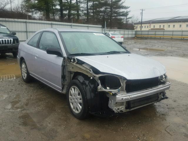 1HGEM22594L083867 - 2004 HONDA CIVIC LX SILVER photo 1