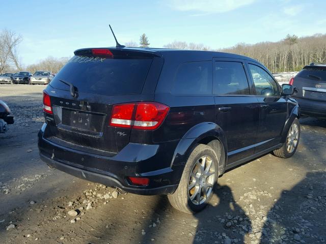 3C4PDDEG2DT591814 - 2013 DODGE JOURNEY R/ BLACK photo 4