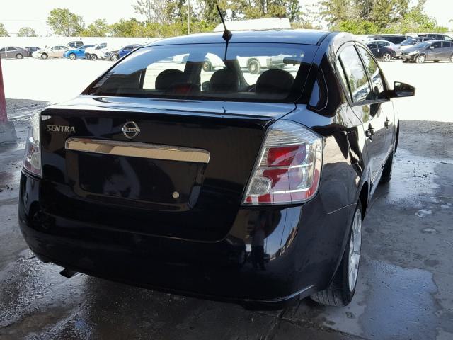 3N1AB6AP1AL601762 - 2010 NISSAN SENTRA 2.0 BLACK photo 4