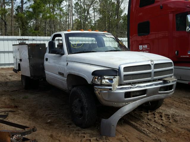 3B6MF36652M303955 - 2002 DODGE RAM 3500 WHITE photo 1