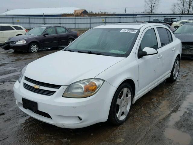 1G1AM58B787255008 - 2008 CHEVROLET COBALT SPO WHITE photo 2