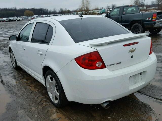 1G1AM58B787255008 - 2008 CHEVROLET COBALT SPO WHITE photo 3