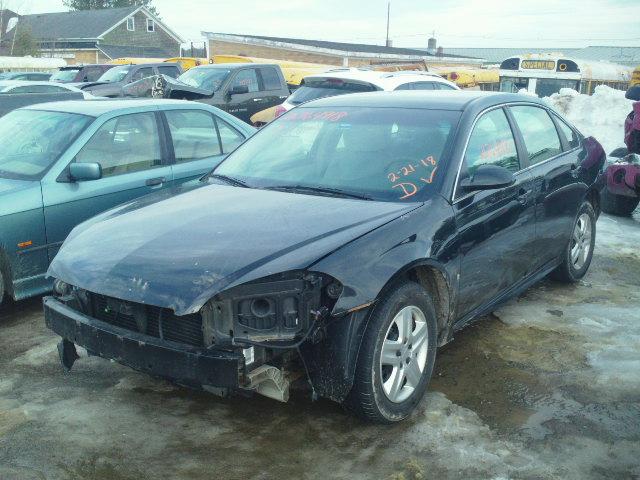 2G1WA5EK0A1102671 - 2010 CHEVROLET IMPALA LS BLACK photo 2