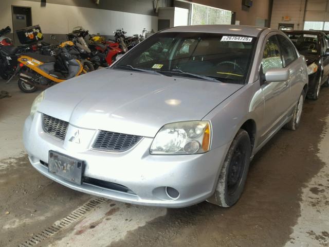 4A3AB36FX4E086810 - 2004 MITSUBISHI GALANT ES SILVER photo 2