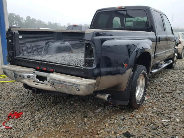 1FTWW32P36ED93718 - 2006 FORD F350 SUPER BLACK photo 4