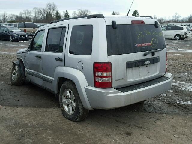 1J4PN2GKXBW545698 - 2011 JEEP LIBERTY SP SILVER photo 3