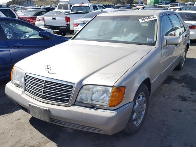 WDBGA51EXRA160802 - 1994 MERCEDES-BENZ S 500 BEIGE photo 2