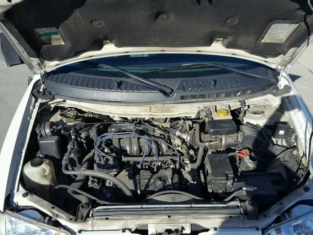 4N2ZN15T52D817135 - 2002 NISSAN QUEST GXE WHITE photo 7