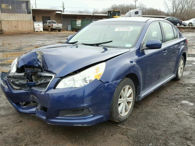 4S3BMBF64A3211545 - 2010 SUBARU LEGACY 2.5 BLUE photo 2