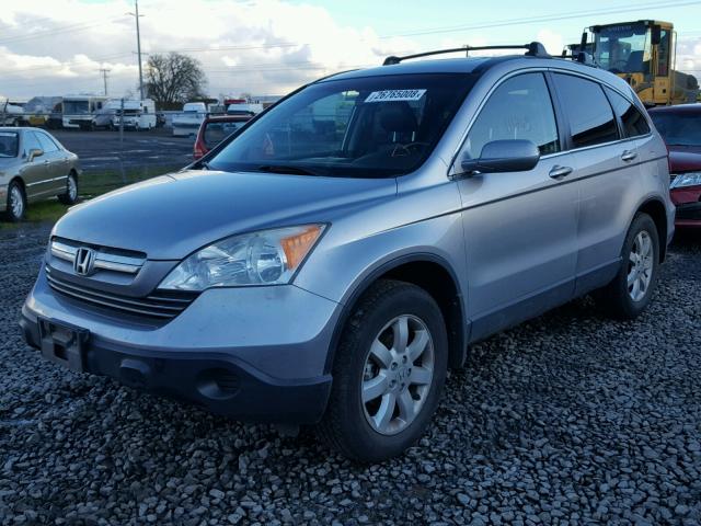 JHLRE48717C013286 - 2007 HONDA CR-V EXL BLUE photo 2