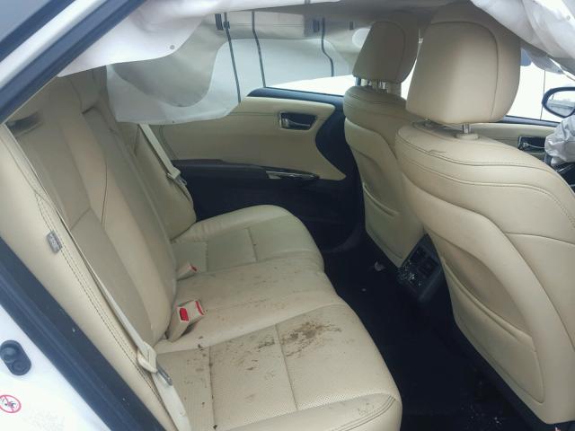 4T1BK1EB5EU103686 - 2014 TOYOTA AVALON BAS WHITE photo 6