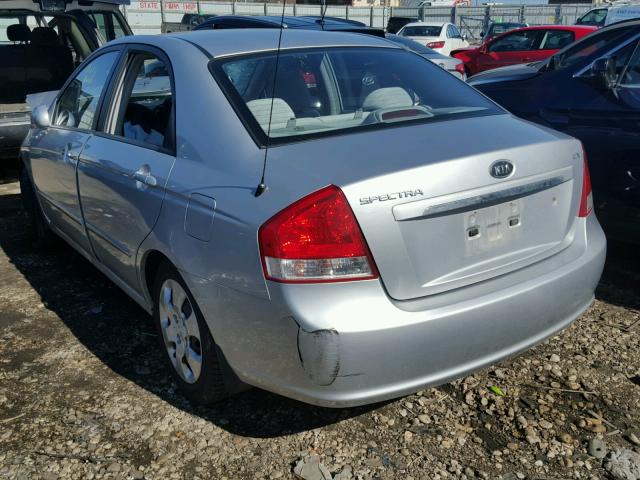 KNAFE121375401401 - 2007 KIA SPECTRA EX SILVER photo 3