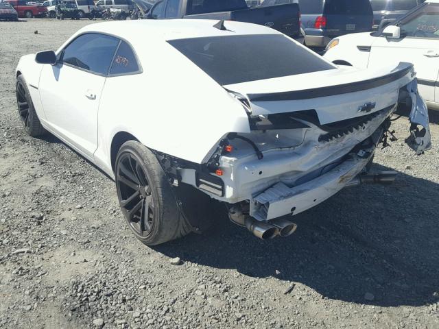 2G1FT1EW7D9226481 - 2013 CHEVROLET CAMARO 2SS WHITE photo 3