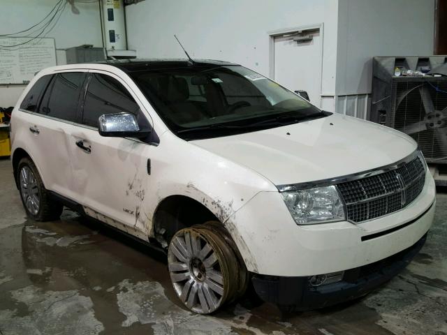 2LMDJ8JC7ABJ02224 - 2010 LINCOLN MKX WHITE photo 1