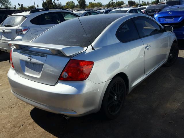 JTKDE167160096932 - 2006 TOYOTA SCION TC SILVER photo 4