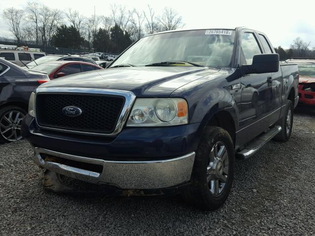 1FTRX12546KA59132 - 2006 FORD F150 BLUE photo 2