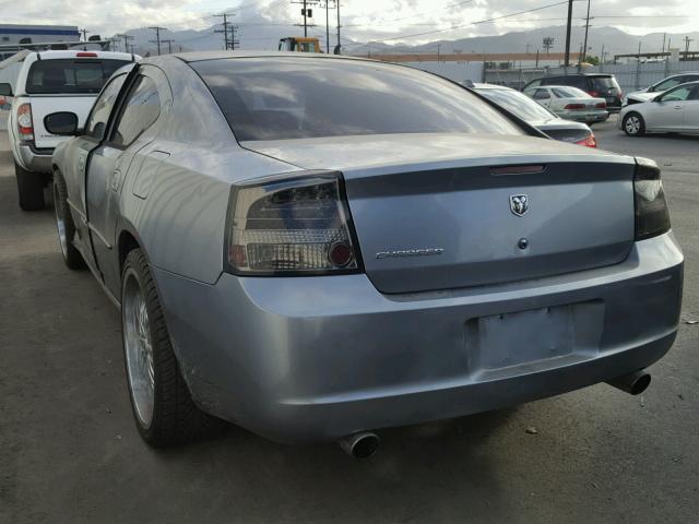 2B3KA43R46H469024 - 2006 DODGE CHARGER SE BLUE photo 3